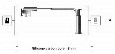 MAGNETI MARELLI 941185270781 -  Комплект проводов зажигания